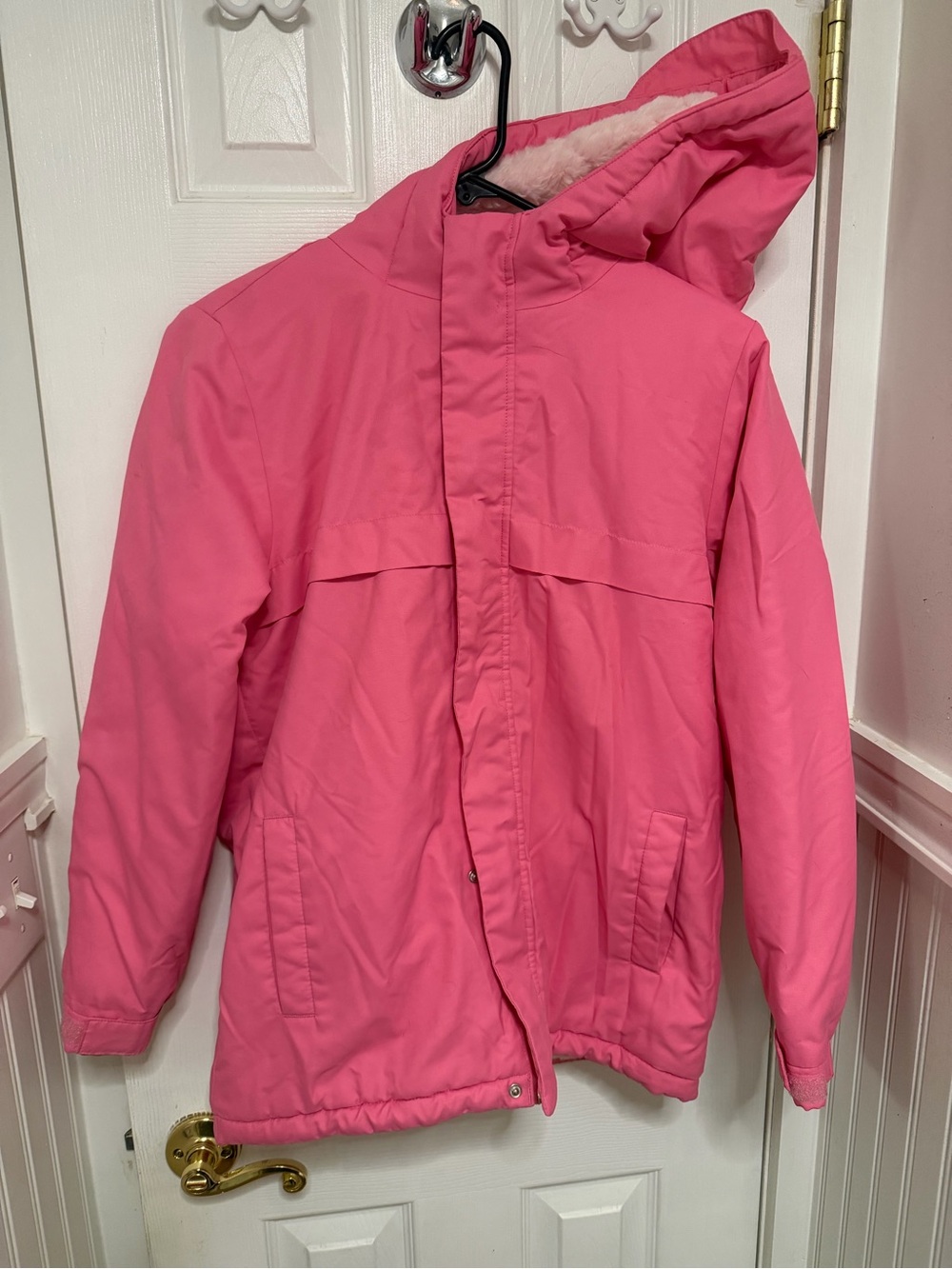 Cat & Jack Pink Hooded Puffer Jacket